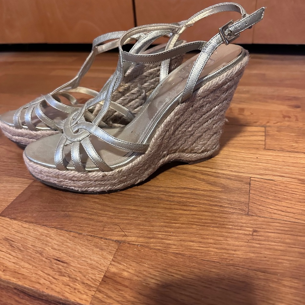 BCBG wedge sandal